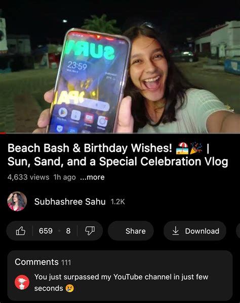 subashree sahu video|Beach Bash & Birthday Wishes! ️ 